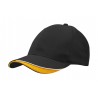 Cap - mod. 4167:Black, Cotton, Gold